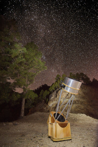 Telescope and milkyway